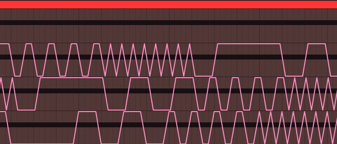 Ableton clip with Stride-generated automation